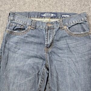 Seven7 Jeans Mens 34x30 Blue Straight Regular Denim Cotton Zip Fly Medium Wash